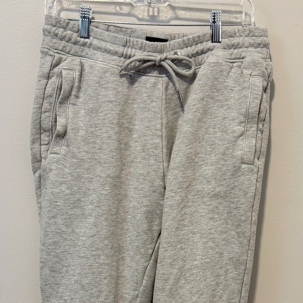 H&M Regular/Standard Fit Gray Cuffed Sweatpants/Joggers Mens Medium